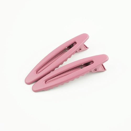 Amazon Atk21 2本セット オープンオーバル マットカラー クリップピン ダッカール 大人 シンプル 無地 前髪 艶消し メンズ レディース ヘアアクセサリー ピンク バレッタ クリップ 通販