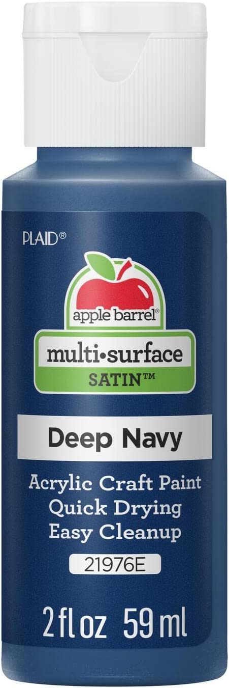 Photo 1 of Apple Barrel Multi Surface Acrylic Paint, 2 oz, Deep Navy 2 Fl Oz