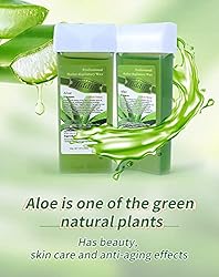 Roller Waxing Kit for Sensitive Skin, Aloe roll on