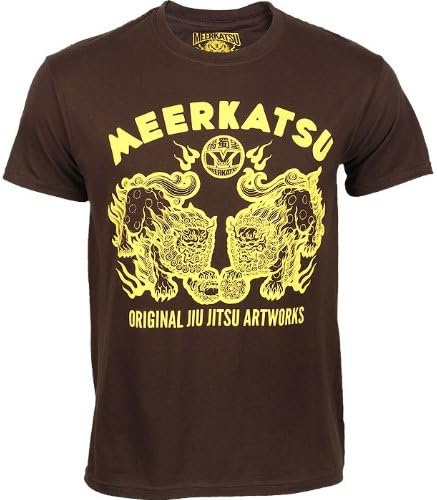 Meerkatsu Heavenly Lions T-Shirt - Brown - S