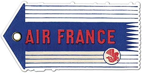 Air France - Vintage French Travel Label - Vinyl Decal Sticker - 7.5" x 3.75"