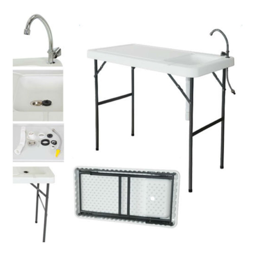 2017 Folding Portable Fish Table Hunting Cleaning Cutting Camping