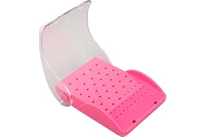 BRRNOO Bur Autoclavable Case Organizer, 60 Hole Burs Holder with Cover Case, Burs Holder Burs Drill, Organizer Box Dentist Tool for Hospital ()