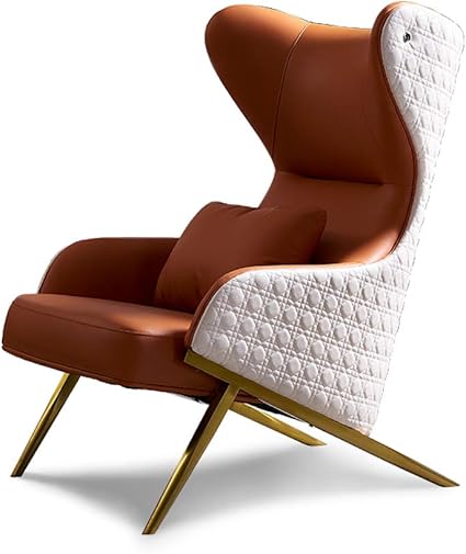 Fauteuil De Salon En Cuir Design Moderne Pour Chambre A Coucher Amazon Fr Cuisine Maison