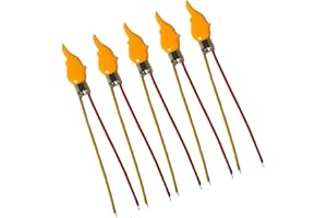 ZYNCUE for Flame LED Lights Birthday Party Decorations, 3V-5V Flashing Candle Bulbs, Flickering Diode DIY Home Festive Accent