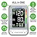 SEEMTRAMED BP Blood Pressure Monitor Heart Rate Monitor Upper Arm Auto Cuff Measurement - Highly Accurate Easy to Use than Wrist - Readable Digital Display, Save Option, Smart Indicators