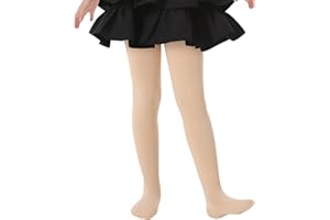 HONENNA Girls Fleece Lined Tights Winter Warm Thermal Thick Leggings Under Dress with Cozy Lining