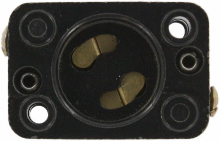 Leviton 380 Fluorescent Lampholder Starter Base, 660W-250V, Medium Bi-Pin for T8 and T12 Lamps