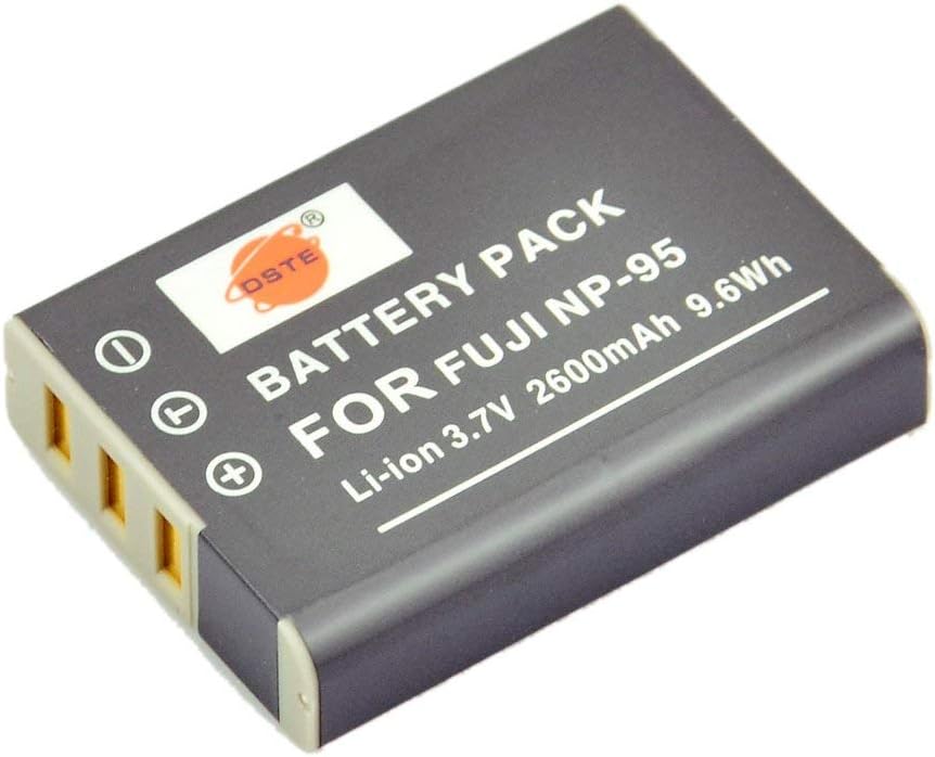 DSTE 2x NP-95 Li-ion Battery + DC29U Charger Compatible with Fujifilm FinePix F30,F31fd,Real 3D W1,X100,X30,X100T and Compatible with RICOH DB-90 - Image 3