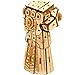 Marvel Avengers Infinity War Infinity Gauntlet 3D Wood Puzzle & Model Figure Kit (94 Pcs) - Build & Paint Your Own 3-D Comic Movie Toy - Educational Gift for Kids & Adults, No Glue Required, 12+