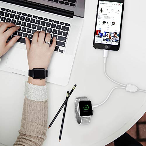 ایگرد | قیمت و خرید lifeegrn Update Version Smart Watch Charger Wireless  USB 6.5 ft/2m Charging Cable for Apple Watch Series SE/6/5/4/3/2/1 iOS 6.0  \u0026 iPhone 12/11/Pro/Max/XR/XS/XS Max/X\u0026iPad Series