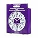 Ejiubas 24 Pcs Silvery Matte and Metalic Finish Full Cover Talone Medium False Nail Tips