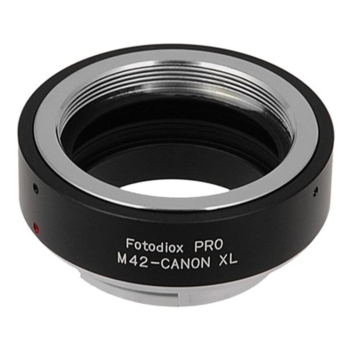 Fotodiox Pro Lens Mount Adapter, M42 (42mm x1 thread Screw mount) Lens to Canon XL Mount Video Camera, for XL-1, XL-1s, XL-2, XL-H1 HDV Camcorder
