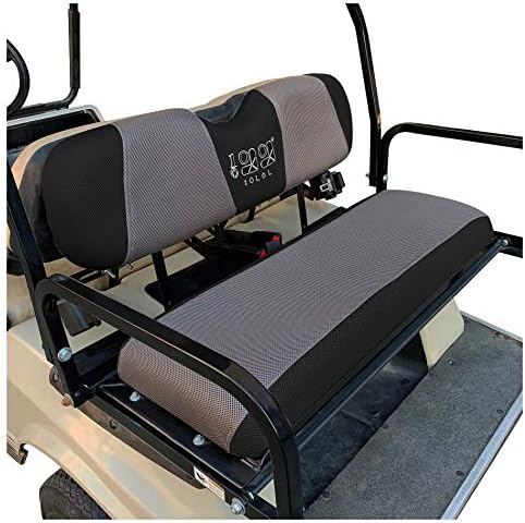 10L0L Golf Cart Rear Seat Cover Fit for All Club Car EZGO and Yamaha,Machine Washable Soft Breathable Warmer Back Seat Covers Set for Cushions and Backs, Black/Grey/Red/Beige (Size: XS) 10L0L Golf Cart Rear Seat Cover Fit for All Club Car EZGO and Yamaha,Machine Washable Soft Breathable Warmer Back Seat Covers Set for Cushions and Backs, Black/Grey/Red/Beige (Size: XS)