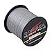 Dorisea Extreme Braid 100% Pe Grey Braided Fishing Line 109Yards-2187Yards 6-550Lb Test Fishing Wire Fishing String-Abrasion Resistant Incredible Superline