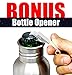 Stainless Steel Beer Bottle Cooler Keeper Insulator with Bottle Opener Gift - Fits Most 12-Ounce Glass Bottles to Keep Beer or Carbonated Drinks Cold for a Long Time + Metal Bottle Opener
