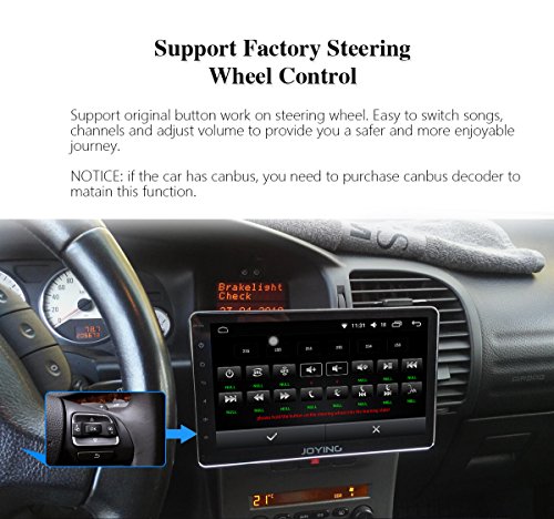 JOYING Car Stereo Android 8.0 4GB + 32GB Octa Core 10.1 inch Single Din in-Dash GPS Navigation - Support Zlink & Android Auto Fast Boot Video Out - Thumbnail 5