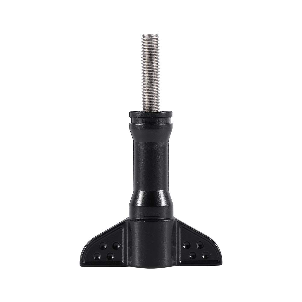 5pcs 6cm Long Thumb Knob Screw,Stainless Steel Long Thumb Knob Bolt Screw Support Tripod,Suction Cup,Monopod,Holder Stand for GOPRO/for SJCAM/for Yi/for AEE Sport Camera