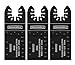 Rockwell RW8932.3 1-3/8-Inch Sonicrafter Oscillating Multitool Standard Wood End Cut Saw Blade with Universal Fity System, 3-Pack