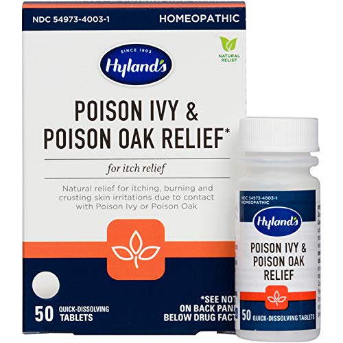 Hyland's Poison Ivy Poison Oak Relief Treatment Tablets, 50 Count Pricepulse