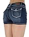 N596R-SH-P – Plus Size, Classic Design, Ripped Distressed, Destroyed Shorts