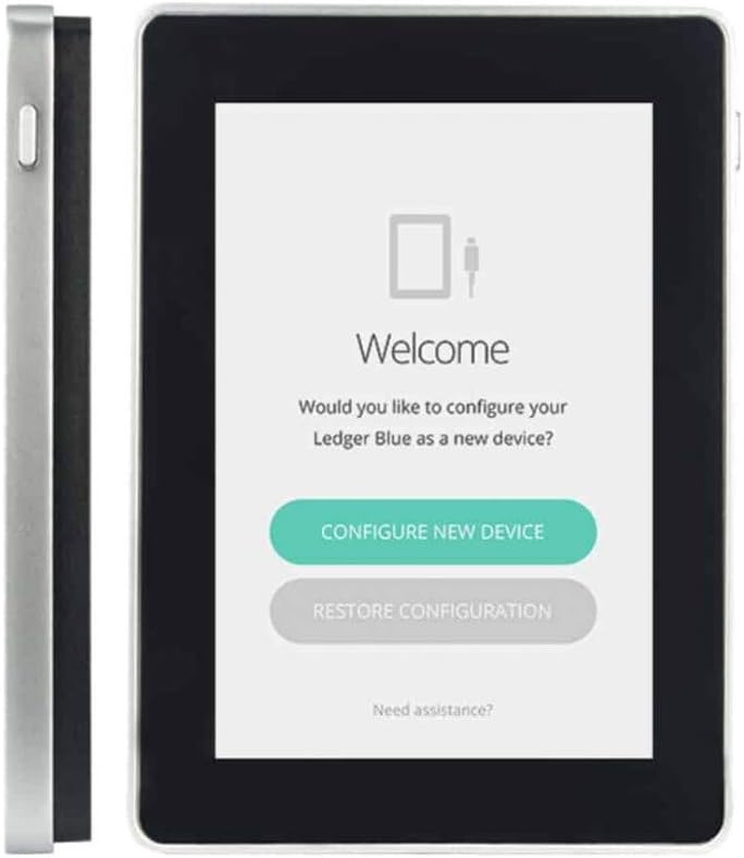 Ledger Blue. Hardware solutions for secure storage of bitcoins and other cryptocurrencies