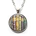 Book Necklace Book Jewelry Book Lovers Pendant Purple Blue