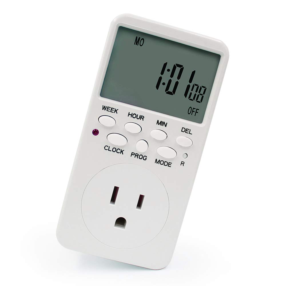 Cesun Outlet Timer Programmable Wall Timer Switch Grounded