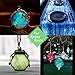 HXDZFX Glow in The Dark Pigment Powder UV Powder Safe Non-Toxic for Slime,Nails,Epoxy Resin,Acrylic Paint,Halloween,Fine Art and DIY Crafts (12 Bottles 0.7oz Each + UV Lamp)