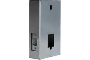 GALEITH GB2020 Gate Lock Box Chainlink Gate Box for Double Keypad Mechanical Combination Lock (Anti-Oxidation Coating), Steel Gate Box for Metal Gates & Fence (NOT Aluminum), 2 3/8"(60mm) Backset