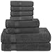 ABT-Hand Towels (Nil-8PC, Grey)