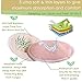 Organic Bamboo Nursing Breast Pads – Reusable Breastfeeding Pads, Washable Nursing Pads, Contoured, Waterproof, Maternity Bra Pads, Pack of 14, with Laundry Bag