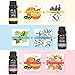 Essential Oils, LuckyFine 100% Pure & Natural Aromatherapy Oil, Top 6 Essential Oils Set, Therapeutic-Grade Upgraded Aroma Starter Gift Set for Baby Women and Men Spa Relax (6 x 10ml/Bottle)
