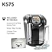 Keurig K575 Coffee Maker, Single Serve K-Cup Pod Coffee Brewer, Programmable Brewer, 80 ounces, Platinum
