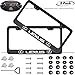 2pcs Newest Matte Aluminum Alloy License Plate Frame for Lexus，with Screw Caps Cover Set Suit，Applicable to US Standard car License Frame,FBA Fast Delivery (Lexus)…