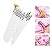Nail Art Set，DIY Nail Design Tool with 30 Mixed Colors Striping Tapes Stickers，15 Drawing Polish Brush Set, 12 Colors Rhinestones, 3D Nail Art Gold/Silver Studs