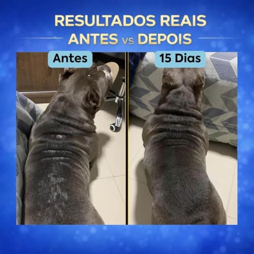 Suplemento Cachorro Forte Pelo & Derme 250g | Pele Saudável e Pelagem Forte | Auxilia na Queda de Pelos e Coceiras | Biotina, Zinco e Ômega 3 | VeterinUp
