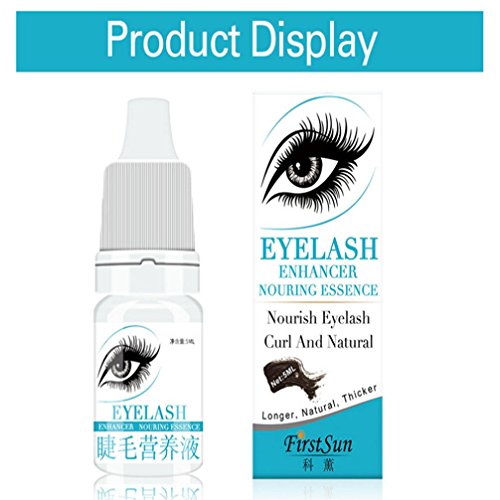 Hometom Eyelash Serum Supplement Liquid | Fast Rapid Growth Vitamins Solution | For Thicker and Fuller Eyelashes & Eyebrows (White)