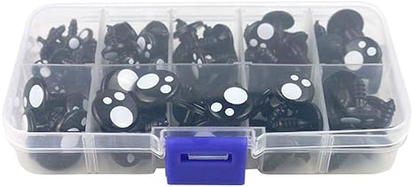 Amazon Healifty 1セットdiy人形目黒人形作る目ぬいぐるみ人形目手作りぬいぐるみ動物目用品モール寮ストアホーム ドールメイキング 通販