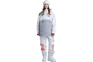 RIUIYELE Women's Ski Suit Outdoor Sports Snowboarding Jacket and Pants Waterproof Insulated Snow Suit