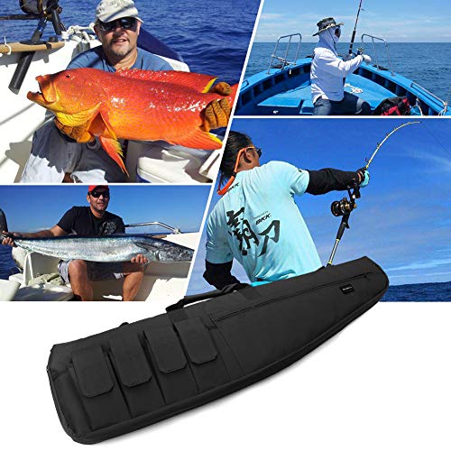 WATERFLY Fishing Pole Travel Case for Multiple Rods, Portable Fishing