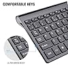 Wireless-Keyboard-and-Mouse-Cimetech-24G-Compact-Keyboard-Mouse-Comb-Set-Slim-Sleek-Design-with-Number-Pad-Desktop-Cordless-for-PCDesktopComputer-Laptop-Windows-XPVista7810-UK-Layout Wireless Keyboard and Mouse, cimetech 2.4G Compact QWERTY UK Layout USB Keyboard and Silent Mouse Set Cordless Slim Mini…