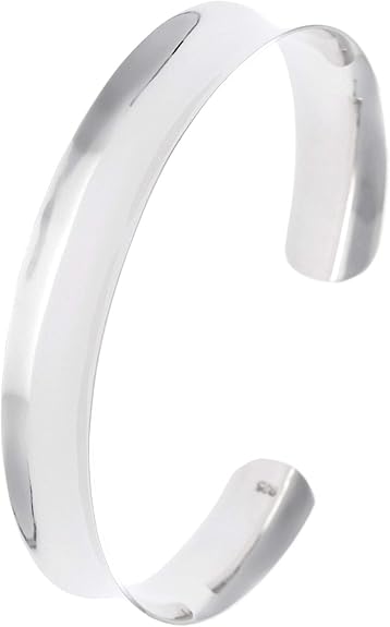 Amazon Co Jp 新宿銀の蔵 Limited Edition 鏡面仕上げ ワイド カーブ シルバー 925 バングル 幅1 2cm メンズ ブレスレット 腕輪 Amazon限定ブランド ジュエリー