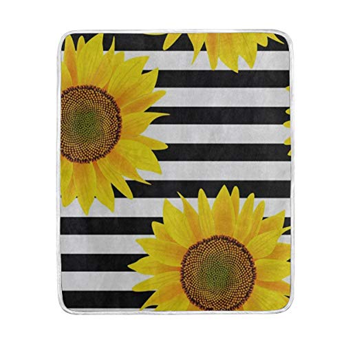 sunflower baby blanket