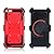 iPhone 6S case,iphone 6 case, LUOLNH Heavy Duty Shockproof Durable Full Body Protection Rigged Hybrid Case with Belt Clip Holster and Kickstand for iPhone 6/6S (Red£© from LUOLNH
