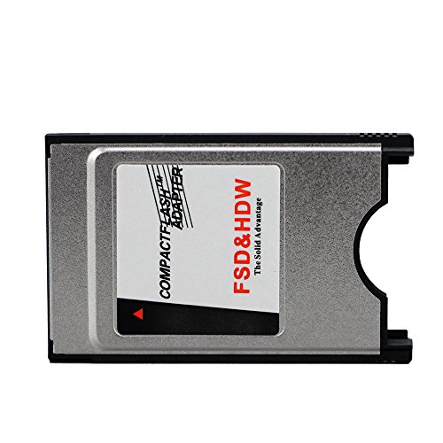 JUZHUO Pcmcia To Compact Flash Adapter, CF Flash Card Reader For Laptop, Converter As PC Card Flash Disk ATA Memory