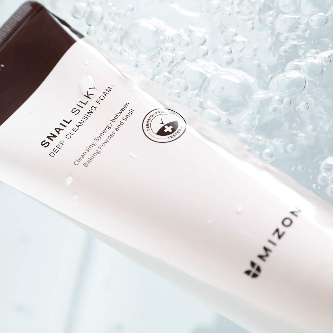 mizon collagen milky deep cleansing foam