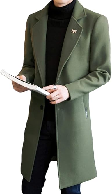 Amazon Jhijsc コート ロング メンズ ジャケット チェスターコート