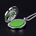 Essential Oil Diffuser Necklace Tree of Life Stainless Steel Aromatherapy Locket Pendant with Adjustable 21.5