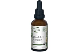 ST FRANCIS HERB FARM Dandelion (50ml) Natural Digestive Aid for Health and Wellness (1 Tincture) Certified Organic, GMO Free,
